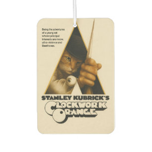 Clockwork Orange Cat Car Air Freshener