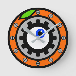 Clockwork Orange Round Clock