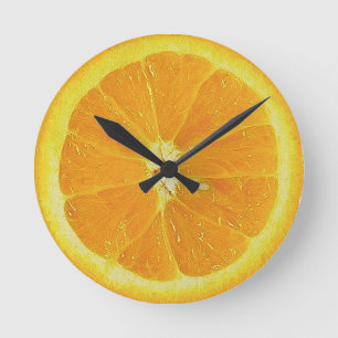 Clockwork Orange Round Clock