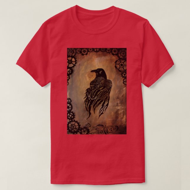 Clockwork Raven TShirtClockwork Raven T-Shirt (Design Front)