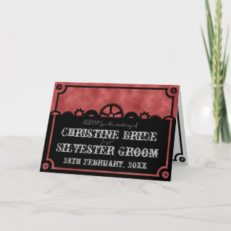 Clockwork Silhouette, RSVP card