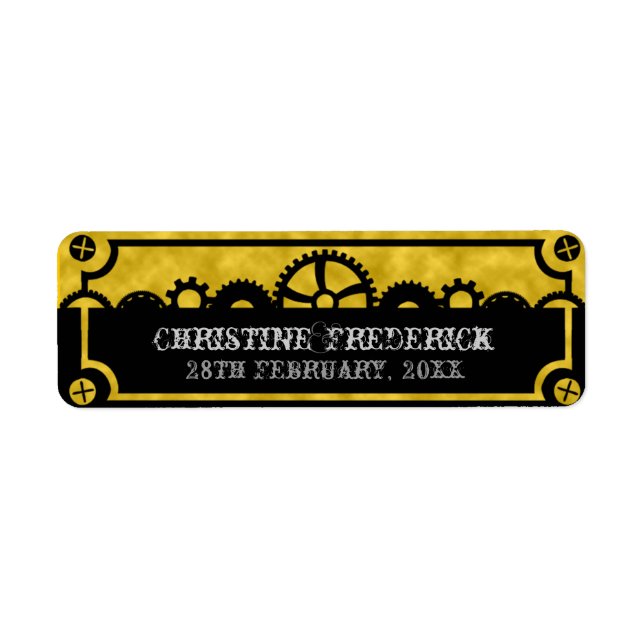 Clockwork Silhouette, souvenir labels (Front)