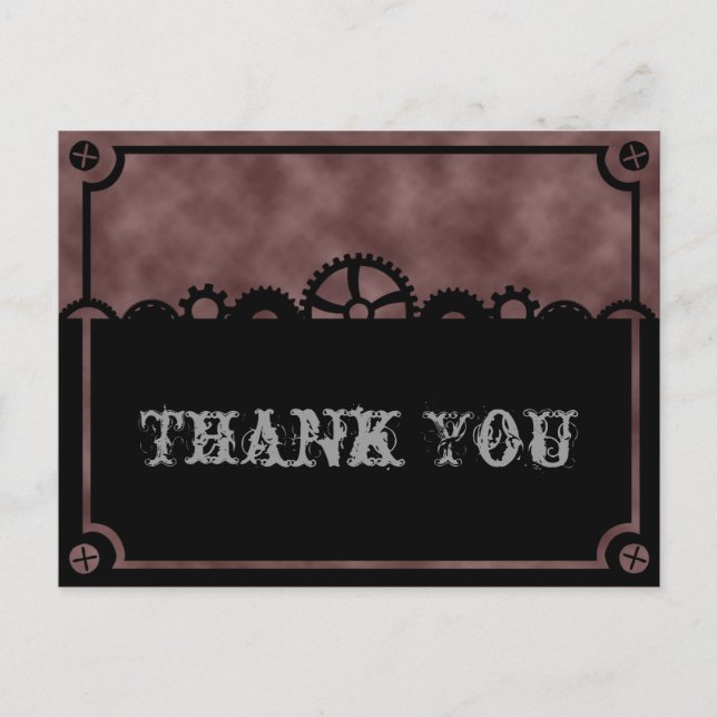 Clockwork Silhouette, thank you postcard (Front)