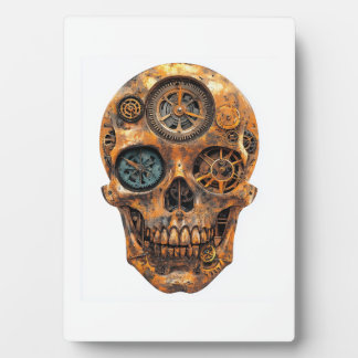 Clockwork Skull Fusion Plaque