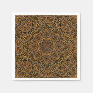 Clockwork Vintage Industrial Steampunk Napkin