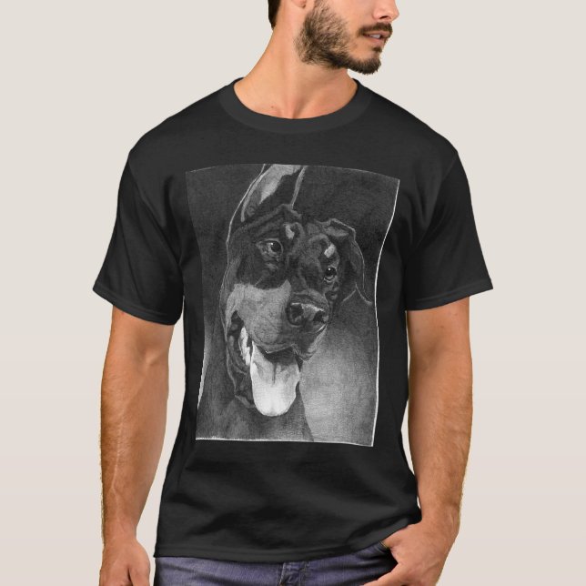 Cloe Doberman Pinscher T-Shirt (Front)