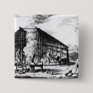 Clog Making 15 Cm Square Badge