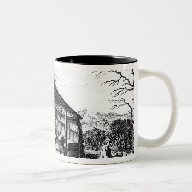 Clog Making Two-Tone Coffee Mug (Right)