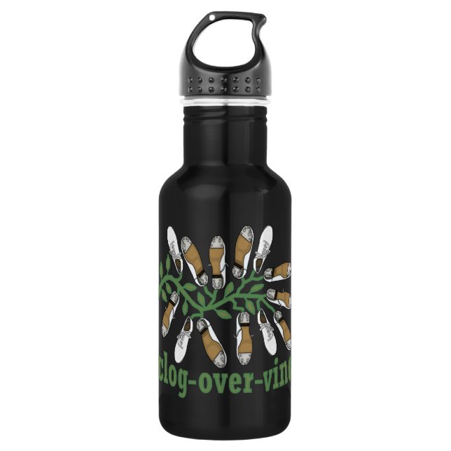 Clog Over Vine Dance 532 Ml Water Bottle (Front)