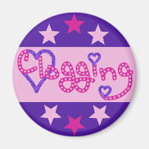 Clogging Love Stars Hearts Pink