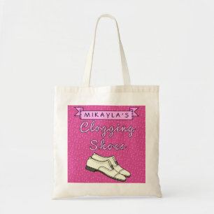Clogging Shoes Personalised for Cloggers Dance Tote Bag