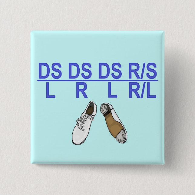 Clogging Triple Step 15 Cm Square Badge (Front)