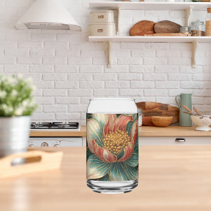 Cloisonné Single Blooming Flower Can Glass