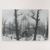 Cloister Cemetery in the Snow by Caspar David F.