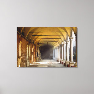CLOISTER OF SANTA FOSCA, TORCELLO Canvas Art