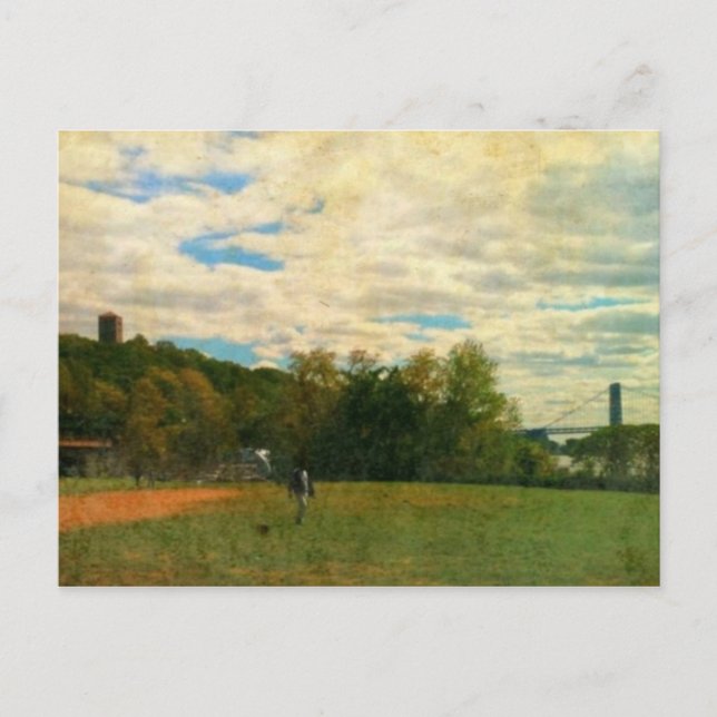 Cloisters and George Washington Bridge Postcard (Front)