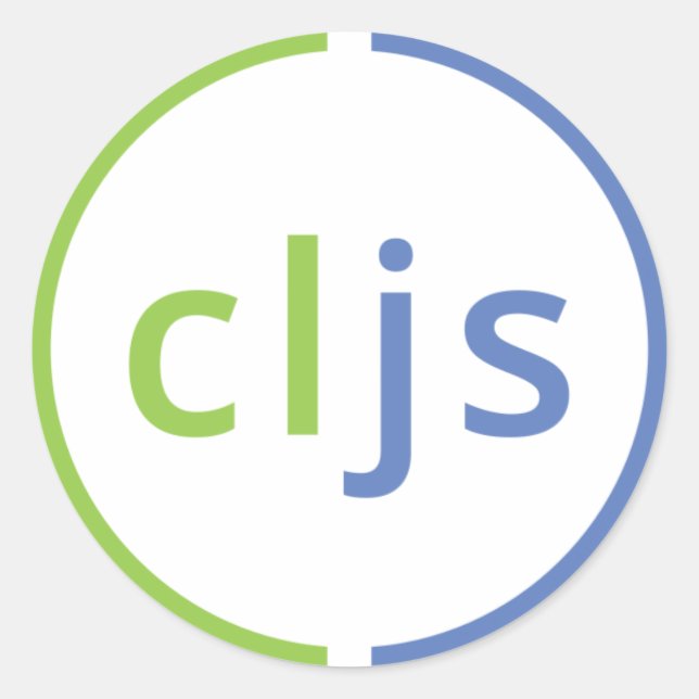 Clojure Classic Round Sticker (Front)