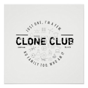 Clone Club Logo Poster