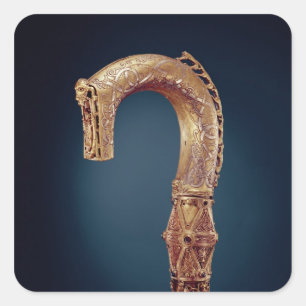 Clonmacnoise Crozier, County Offaly, Viking Age Square Sticker