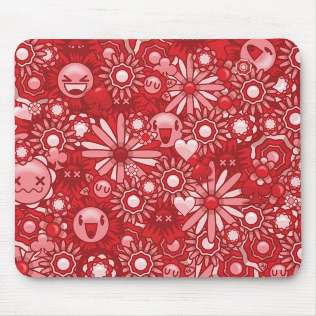 Clooci Power Flower Mouse Mat (Front)
