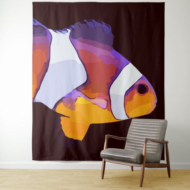 Clored Fish Tapestry (In Situ)