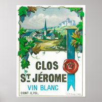 Clos St. Jermoe Wine LabelEurope