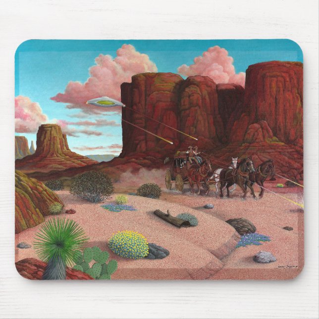 Close Encounter Mouse Mat (Front)