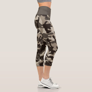 Close Quarter Camouflage  Capri Leggings