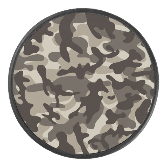 Close Quarter Camouflage Hockey Puck (Front)