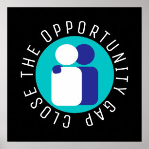 Close the Opportunity Gap Education Reform Poster