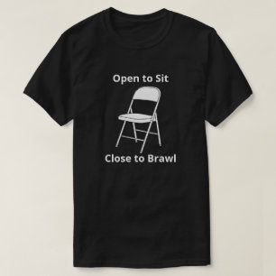 Close to Brawl Alabama Folding Chair T-Shirt