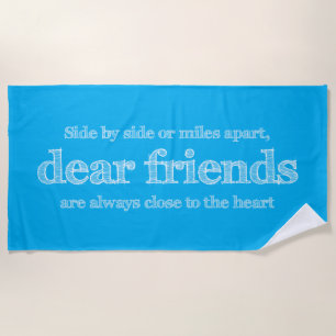 Close to the heart beach towel
