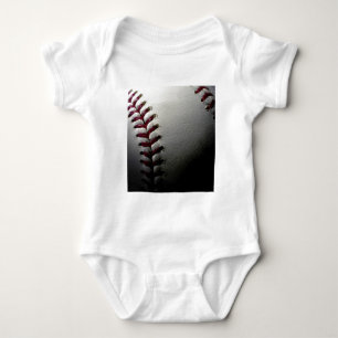 Close-up Baseball Baby Bodysuit