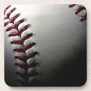 Close-up Baseball Coaster