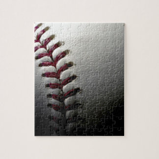 Close-up Baseball Jigsaw Puzzle