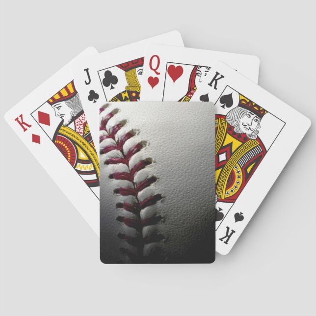 Close-up Baseball Playing Cards (Back)