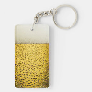 Close Up Beer Glass Keychain