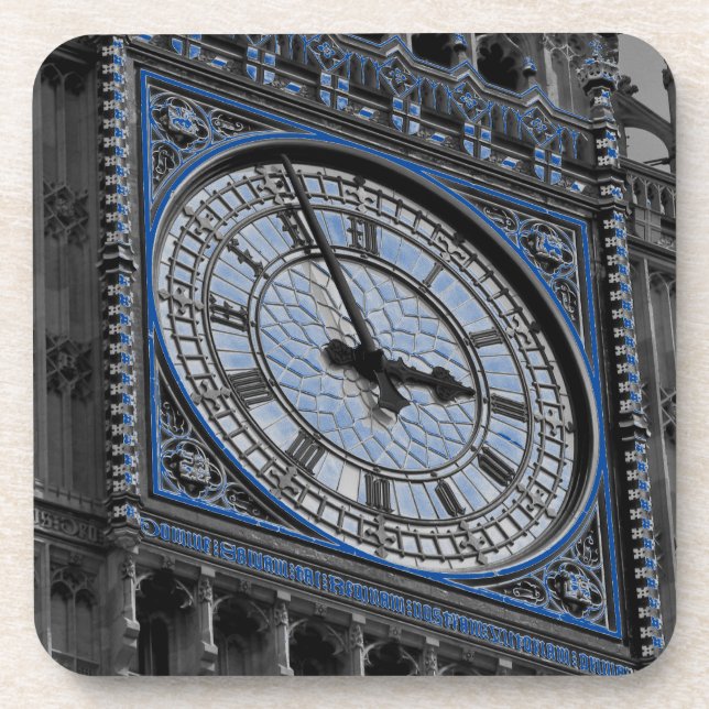 Close up Big Ben Clock Tower Travel Europe Coaster (Front)