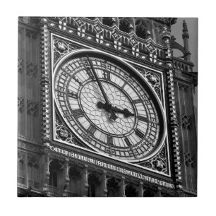 Close up Big Ben Clock Tower Travel Europe Tile