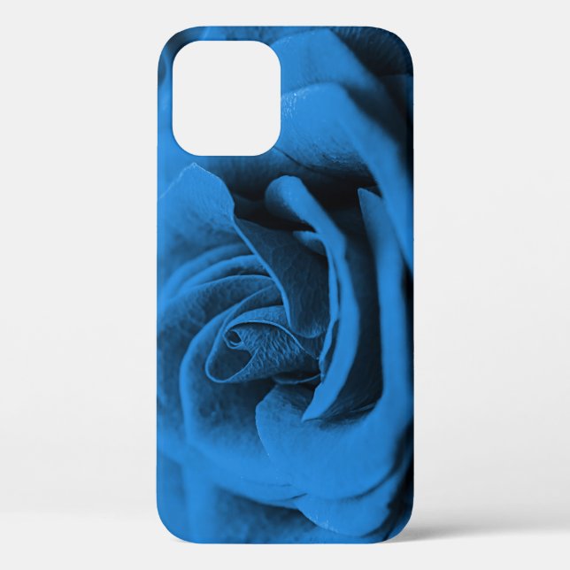 Close-up blue red rose, macro beauty. Case-Mate iPhone case (Back)