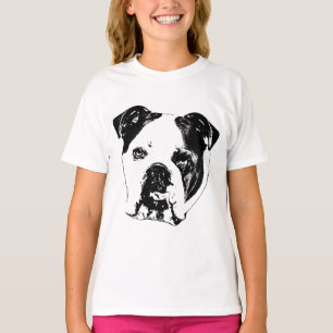 Close-Up Bulldog Outline Tee