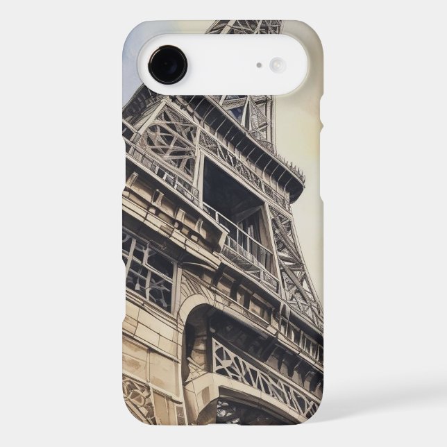 Close-up Eiffel Tower Paris Love City Travel (Back)