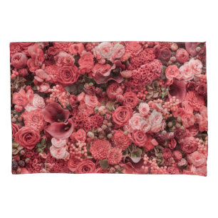 Close-up floral abstract background. pillowcase