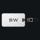 Close Up Golf Monogram Luggage Tag<br><div class="desc">Close Up Golf Ball Monogram Luggage Tag. You can find other products matching this tag in my store. If you have any questions or requests please contact me.</div>