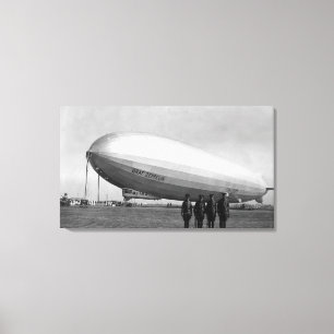 Close-Up Graf Zeppelin Blimp View Canvas Print