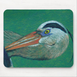 Close Up Heron Mouse Mat