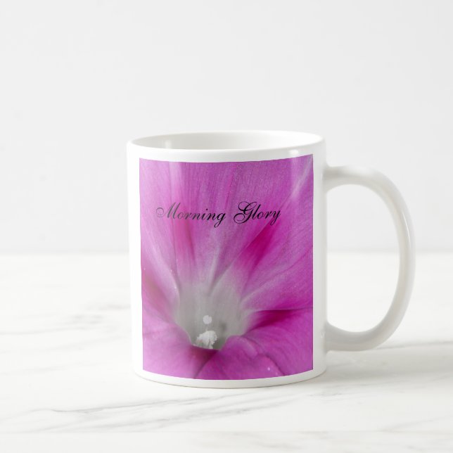 Close-up Morning Glory Coffee Mug (Right)