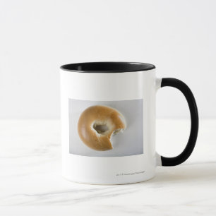 Close-up of a bagel mug
