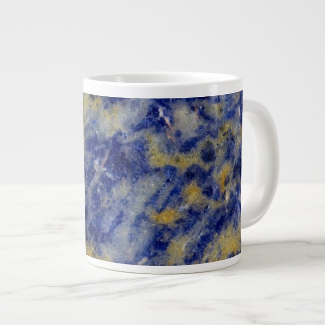 Close up of a Blue Sodalite Large Coffee Mug (Front Right)