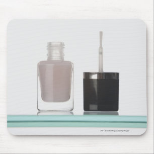Close-up of a bottle of nail polish mouse mat